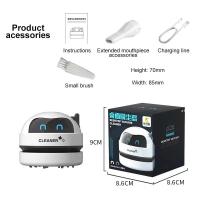 ราคา มินิน่ารักเดสก์ท็อปเครื่องดูดฝุ่นไร้สายคีย์บอร์ดฝุ่นเครื่องดูดฝุ่นเดสก์ท็อปไฟฟ้ามินิการ์ตูนโต๊ะเด็ก Confetti ฝุ่นผม Absorber (21111621156)