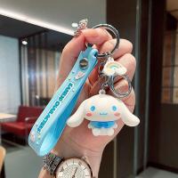 ราคา Sanrio Kuromi พวงกุญแจเมโลดี้พวงกุญแจอะนิเมะน่ารัก Hello Kitty Cinnamoroll Pompurin ตุ๊กตาของเล่นเครื่องประดับกระเป๋าของขวัญจี้ห้อยรถยนต์ (20333707878)