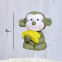 ราคา Soft Clay เค้ก Topper Jungle Safari Theme สำหรับตกแต่งเค้กงานเลี้ยงวันเกิด Wild One Animal Lion Tiger (10636420644)