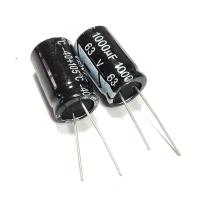 ราคา 2ชิ้น 63v1000uf 63V 1000Uf ตัวเก็บประจุ Capa Electrolytic Capacitor 63v1000uf (20281501711)