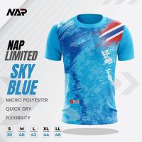 ราคา NAP Limited2 เสื้อกีฬาสีฟ้า คอกลม แขนสั้น พิมพ์SUB สีสวยสดใส ไม่ซีด ไม่ย้วย ไม่ต้องรีดดดด (20485307923)