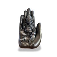 ราคา พระพิฆเนศ พิฆเนศ ปางโภคทรัพย์ ประทับฝ่ามือ มี5สี ganesh in palm บูชางานลิขสิทธิ์แท้ เนื้อเรซิ่นหล่อตัน (16499777842)