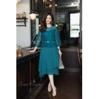 ราคา ส่งเร็ว เดรสชีฟองลูกไม้ เข็มขัดเพชรเกรดพรีเมี่ยม เนื้อผ้าหนากำลังดี ผ้าดีมากค่ะ มาพร้อมงานแต่งลูกไม้สุดเก๋ ช่วงกระโปรงดีไซน์การวางผ้าแบบเลเยอร์สวยหรูมากๆค่ะ ด้านหลับมีซิปยาว เดรสมีซับในอย่างดีทั้งตัว 