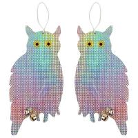 ราคา 2PCS Owl Bird Repellent Bird Deterrent Hanging Device Effectively Keep Birds Away Scare Away Birds Garden Supplies (9956948005)