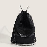 ราคา ZARAˉ แฟชั่นแนวยุโรปและอเมริกากระเป๋าเป้โซ่ไนลอนมือสองกระเป๋าเป้กีฬากระเป๋าเดินทางแบบสบายกระเป๋าของของผู้หญิงความจุขนาดใหญ่ของแท้ (20682715377)