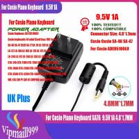 ราคา 9 5V AC อะแดปเตอร์ DC สำหรับ Casio คีย์บอร์ดเปียโน SA76 SA77 SA46สำหรับ Casio ADE95100LU 100 240V AC ถึง9 5V DC Converter UL Listedสายไฟ9 8ฟุตโดย LotFancy (7155688242)