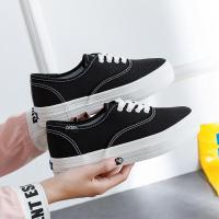 ราคา พร้อมส่ง Bidibi รองเท้าผ้าใบผู้หญิง ผ้าใบพื้นหนา 3 5 ซม 132 (19473114789)