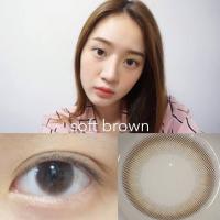 ราคา คอนแทคเลนส์ Mini Soft Gray Brown ยี่ห้อ kitty kawaii ค่าสายตาปกติ 700 (17283521622)