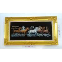 ราคา สินค้าแนะนำมาใหม่กรอบหลุยส์ทองใส่ผ้ากำมะหยี่อย่างดีภาพม้าแปดเซียนขนาดภาพ12X27นิ้วขนาดรวมกรอบ18X33 นิ้วใส่แผ่นอะคริลิกอย่างดีทนทานตกไม่แตกดีกว่ากระจก (15270217715)