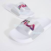 ราคา รองเท้าแตะ ฟิลล่า FILA Cosmo รองเท้าแตะผู้หญิง สีขาวเงิน สินค้าของแท้จากช้อป (19267928338)