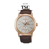 ราคา ORIENT นาฬิกาญี่ปุ่น ผู้ชาย FUW00002W0 ตัวเรือพิ้งโกลด์ สายหนังแท้ สินค้าแท้ ประกันศูนย์ (19322191377)