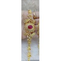 ราคา ข้อมือทอง ฝังเพชรซีกพลอยแดงทับทิม สวยย ทุกจุด งานตรงปรกแน่นอนคะ (10601243082)