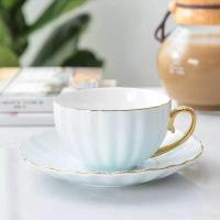 ราคา Ceramics Coffee Cup High Grade Afternoon Tea Cups Pink Cute Creative Porcelain Cup Elegant Home Flower Red Tea Cup (12151601920)