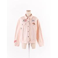 ราคา cps เสื้อคลุมjacket jeans แขนยาวไหล่สโลป กระดุมหน้า ป้ายแบรนดฺ์ระบุไซส์ S มีคราบเปื้อนจางๆด้านหลัง Preloved (20690214114)