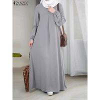 ราคา ชุดเดรสสำหรับผู้หญิงชุดเดรส2023สไตล์ใหม่ชุดเดรสลำลองแฟชั่น ZANZEA ชุดเดรสฮิญาบมุสลิมแขนยาวชุดเดรสปาร์ตี้วันหยุดเสื้อกั๊กแบบอิสลามชุดฤดูร้อนแบบลำลองสำหรับผู้หญิง (20132891938)