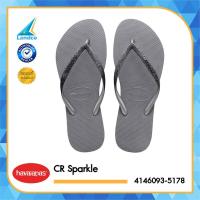 ราคา Havaianas CR Sparkle รองเท้าแตะ รองเท้าผู้หญิง รองเท้าแตะหญิง HAVAIANAS Sparkle SLIM SPARKLE METALLIC FC 4146093 0154 5178 0076 0555 1190 (10533483719)