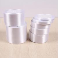 ราคา 25หลา ม้วนคริสต์มาสสีขาวซาตินริบบิ้นของขวัญโบว์สำหรับงานฝีมือ DIY ดอกไม้ที่คาดผมธรรมชาติการตกแต่งงานเลี้ยงฉลองแต่งงานผ้า (16992349453)