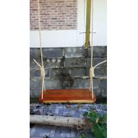 ราคา PradooSiam ชิงช้าไม้ ชิงช้าไม้เนื้อแข็ง ไม้แผ่นเดียว พร้อมเชือก Wood Swing ชิงช้าแบบแขวน ชิงช้าในสวน กลางแจ้ง ชิงช้าเด็กและผู้ใหญ่ (15048889993)