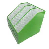 ราคา กล่องใส่แฟ้มปากตัด 3 ช่อง กระดาษแข็งอย่างดีหุ้มด้วยกระดาษอาร์ตลายผ้า (11629321753)