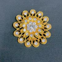 ราคา เข็มกลัด ติดสังวาลย์ เข็มกลัดติดเสื้อ เข็มกลัดชุดไทย สีเงินสีทอง (21114498847)