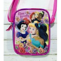 ราคา กระเป๋าสะพายข้างเด็กหญิงลายเจ้าหญิงดีสนีย์3D ซินเดอเรอล่า ราพันเซล แอเรียลช่องใส่ของขนาดใหญ่สายปรับระดับได้สุดน่ารัก (2967048962)