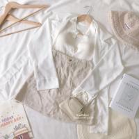 ราคา Set 3ชิ้น เสื้อไหมพรม ครอป เสื้อคลุม กระโปรง กางเกงขาสั้น กางเกงเอวสูง (19042468736)