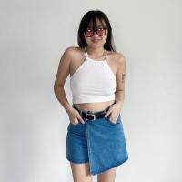 ราคา XOXO TANK I เสื้อสายเดี่ยวไขว้หลัง สายเดี่ยวสีพื้นใส่สบาย สายเดี่ยวครอปท็อป กล้ามสั้นมินิมอล เสื้อสายฝอ (19457151926)