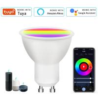 ราคา หลอดไฟ LED สปอตไลท์ Wi Fi GU10อัจฉริยะ LED โคมไฟ Alexa โคมไฟบลูทูธ9W RGB CW WW 220V App ควบคุมด้วยเสียงชีวิตอัจฉริยะ Google Home (21171251056)