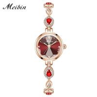 ราคา Meibin นาฬิกากําไลแฟชั่นผู้หญิงนาฬิกาข้อมือหรูหรา Tiktok ขายร้อนสไตล์เดียวกันนาฬิกาผู้หญิงตรง (19492285531)