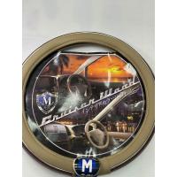 ราคา หุ้มพวงมาลัย เกรดพรีเมี่ยม หนังครีมขอบลายไม้ สำหรับรถยนต์ 38 39 ซม (20910673657)