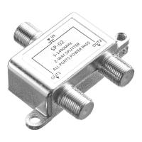 ราคา Digital 2 Way Coaxial Cable Splitter 5 2400MHz RG6 Compatible Work with Analog Digital TV Connections and Internet (17341930535)