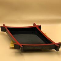 ราคา ถาดซูชิโอเกะทรงเปียกปูน ถาดซูชิ ถาดอาหารญี่ปุ่น จานญี่ปุ่น จานซูชิ สีน้ำตาลแดง Tableware (18375146642)