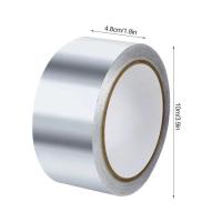 ราคา เทปอลูมิเนียม4 8 10Mเทปกาวฉนวนกันความร้อนเทป HVAC สำหรับงานหนักที่มีอุณหภูมิสูงเทปอลูมิเนียมฟอยล์สีเงินสำหรับท่อช่องระบายอากาศ (15946209224)