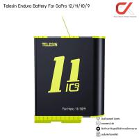 ราคา Telesin Rechargeable Enduro Battery for GoPro Hero 12 11 10 9 Charger Battery 3 Channel แบตโกโปรพร้อมแท่นชาร์จ (14919129441)