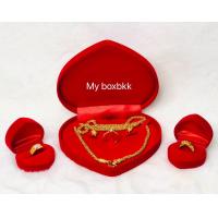 ราคา กล่องใส่เครื่องประดับกล่องใส่ทองกล่องใส่สินสอด เซ็ทหัวใจL 3 ชิ้น (8052730317)