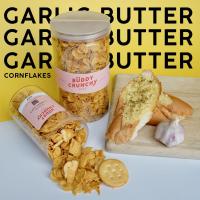 ราคา Garlic Butter Cornflakes คอนเฟลกเนยกระเทียม Buddycrunchy bake (9759071258)
