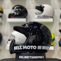 ราคา หมวกกันน๊อคเต็มใบคลาสสิค BELL MOTO 3 CLASSIC GLOSS BLACK (17027272232)