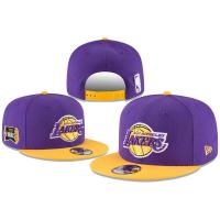 ราคา Lakers Cap Basketball Caps Men Plain Adjustable Hiphop Snapback (16756900039)