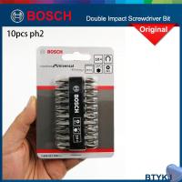 ราคา PH2ข้อต่อไขควงผลกระทบ Bosch 10ชิ้น45มม ชุดบิตข้อต่อไขควงใบมีดคู่ (19279177867)