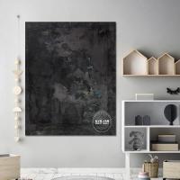 ราคา บทคัดย่อ Wall Painting Designs Modern Black Acrylic Texture Art Canvas Bulk Of Pictures Artwork Without Framed 0919 (20522362159)