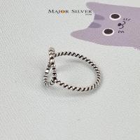 ราคา Round head ring แหวนเงินแท้ 92 5 แหวนหัววงกลม เรียบๆ แฟชั่น สไตล์เกาหลี Major Silver (4824960370)