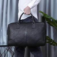 ราคา BOTTEGA VENETA กระเป๋าเดินทางแบบทอใหม่หนังวัวกระเป๋าเดินทางแบบทอเต็มกระเป๋าถือ (21037007069)