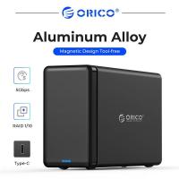 ราคา ORICO NS Series 2 Bay 3 5 Type C พร้อม RAID HDD Docking Station รองรับ48W Power HDD Enclosure อลูมิเนียม HDD Case (16541425561)