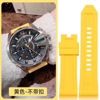 ราคา Suitable for Diesel silicone watch strap mens DZ4318 7395 4496 4323 original rubber strap 26m (20953633128)