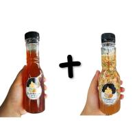 ราคา น้ำจิ้มซีฟู้ด น้ำยำ รสแซ่บบบ 250 ml น้ำจิ้มบ๊วย 250 ml (16239781874)