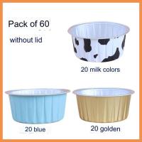 ราคา JJT ถ้วยฟอยล์ ถาดฟอยล์ ฟอยล์ทำขนม ถ้วยฟอยล์อบขนม 1 แพ็คมี 60 ชิ้น ถ้วยคัพเค้ก มัฟฟิ่น ถ้วยอะลูมิเนียม ถัวยกระดาษคัพเค้ก ถ้วยคับเค้ก ถ้วยมัฟฟิน ถ้วยกระดาษ ถาดฟอยล์กลม พร้อมฝา ถาดฟอยล์พร้อมฝา ถาดฟอยล์ให