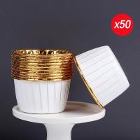 ราคา ถ้วยกระดาษเค้กจีบถ้วยกระดาษอุณหภูมิสูงมัฟฟินเค้กแม่พิมพ์ถาดอบถาดกระดาษเตาอบเคลือบถ้วยจีบ (21148099895)