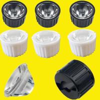 ราคา 10ชิ้น20เลนส์ LED มม 22มม ตัวยึดสีดำสีขาวสำหรับลูกปัดไดโอด LED 1W 3W 5W (16987578800)