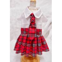 ราคา ชุดนักเรียนน้องหมา น้องแมว ลายสก๊อต (21075982562)