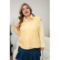 ราคา SH134 เสื้อไหมพรมเชิ้ต 4 สี น้ำตาล ชมพู เหลือง ส้ม เสื้อผ้าพลัสไซส์ Plussize Fashion ชุดคนอ้วน แฟชั่นสาวอวบ (21232653336)